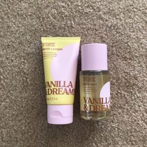 Vanilla Dreamy travel size Set